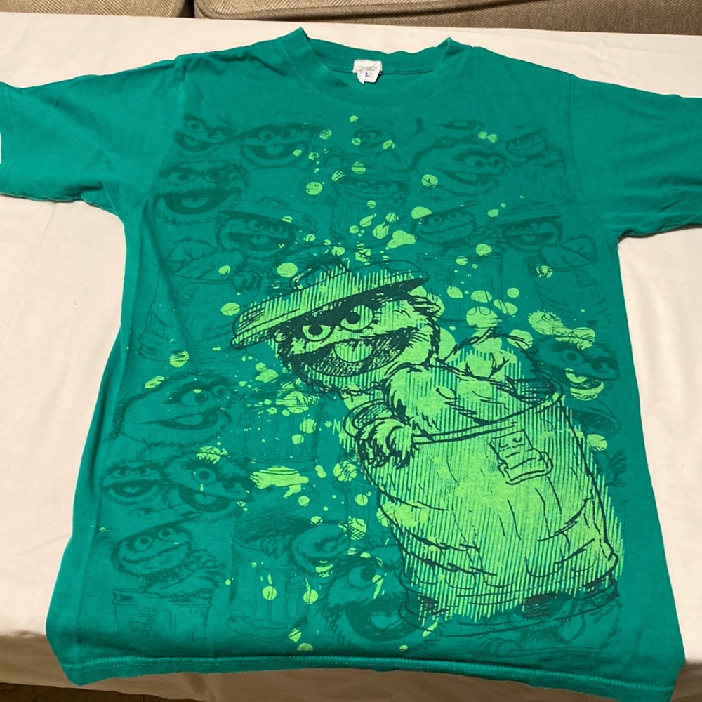 Anvil boys shirt size S color green